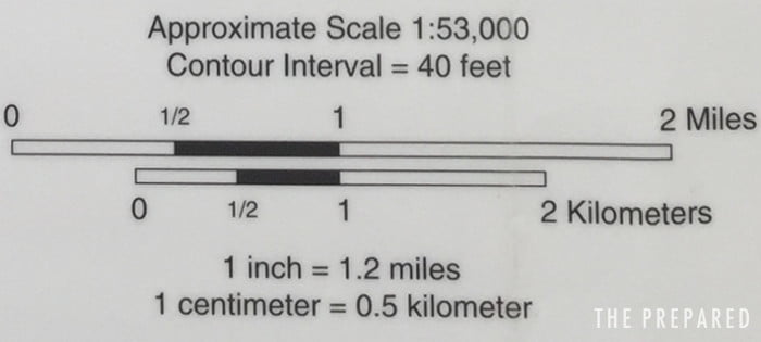 Prepping map scale