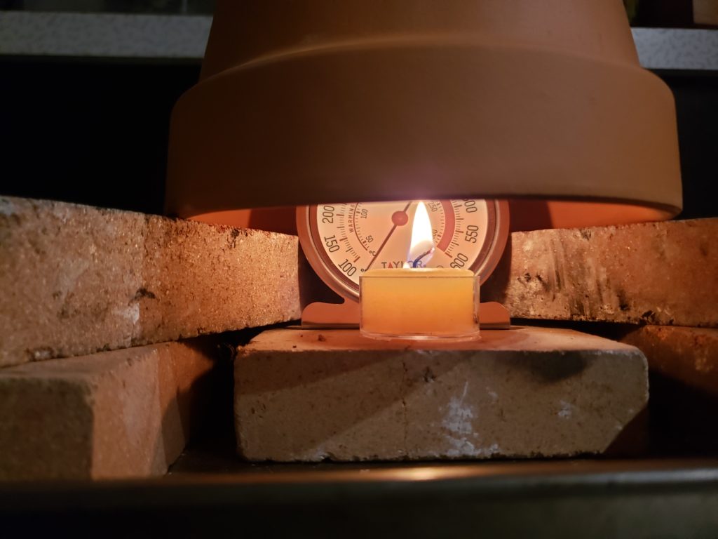 Measuring temps inside a pot