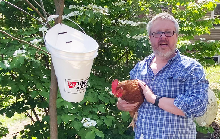 how to make chicken kill cone five gallon bucket