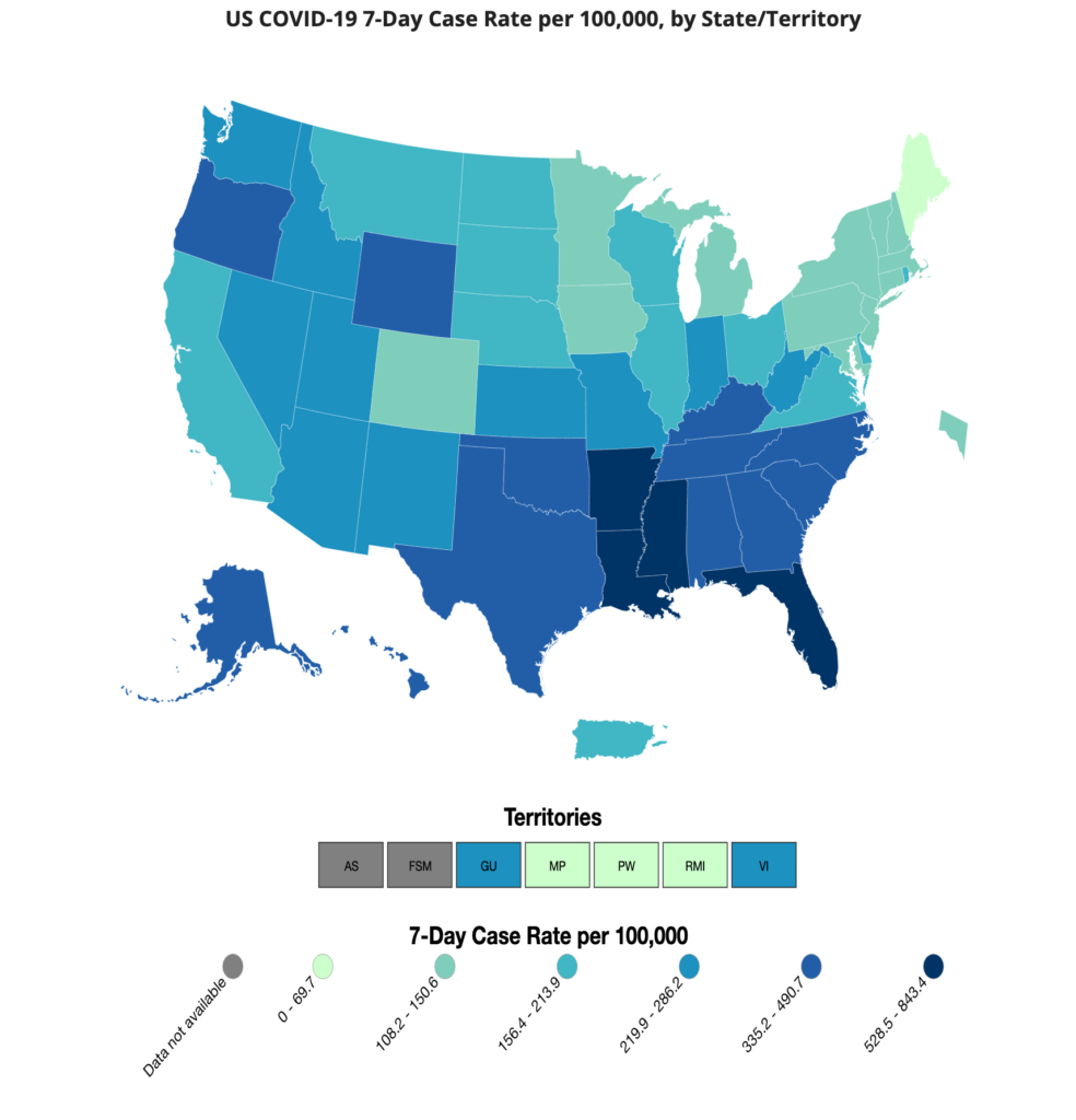 COVID 7-day case rate