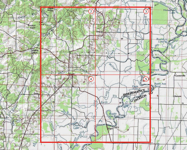 National Geographic map index