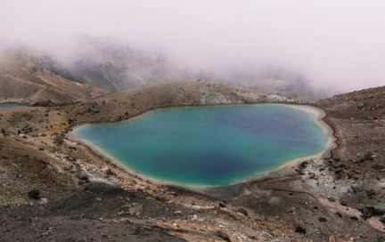 Water near a volcano