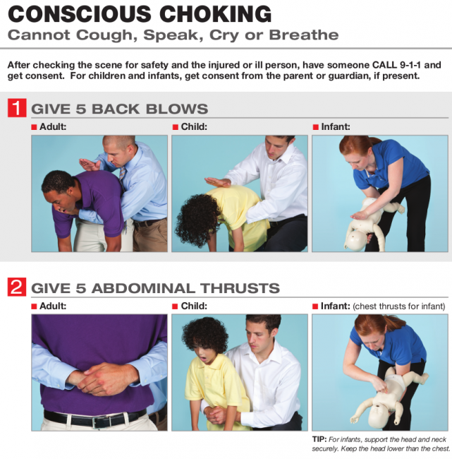 choking red cross