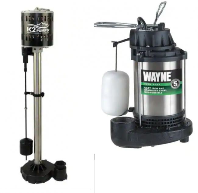 Sump pumps